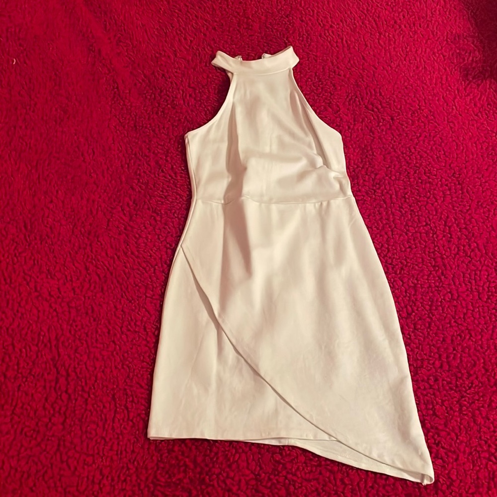 White mini dress